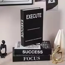 Set of 3 Inspirational Desk Decor Books Suitable for Home Office Decor Room Decor Fake Books Home Decor
